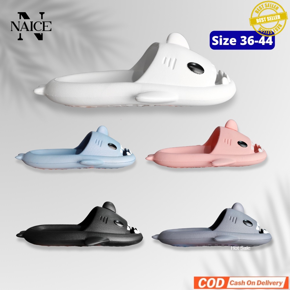 Sandal Hiu Dewasa pria Wanita / Sandal Shark Model Hiu EVA / Sandal ikan hiu couple / Sandal slop un