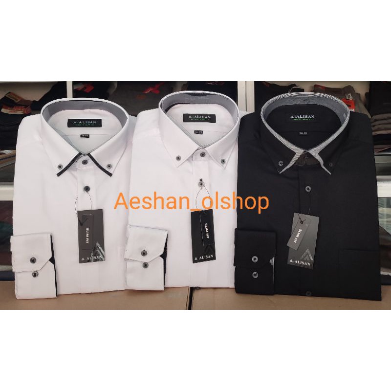Kemeja Alisan DOBBY SLIMFIT Panjang