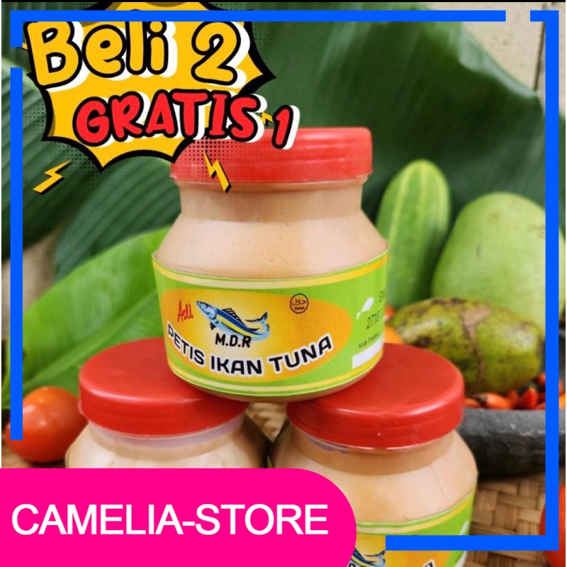 

(Camelia) 3botol Petis Madura Asli Ikan TUNA 300gr MDR