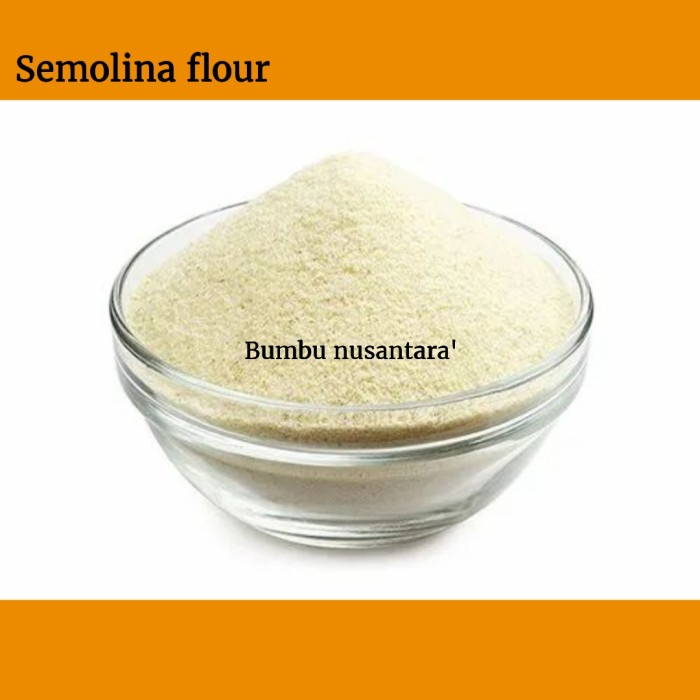 

[Big Sale] Semolina flour 1kg / tepung semolina