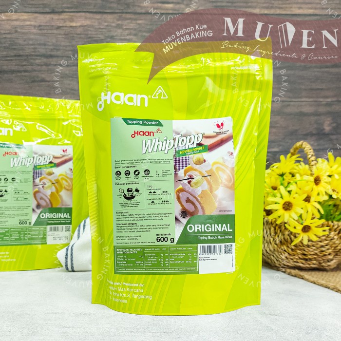 

[Big Sale] HAAN WHIPTOPP 600 GR / WHIPPED CREAM INSTANT TOPPING POWDER DESSERT