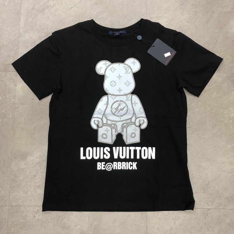 BAJU KAOS PRIA BRAND Bearbrick tee round neck t-shirt dapat (gratis ongkir)