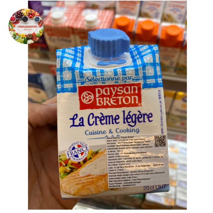 

Paysan Breton The Light Cream France Cuisine & Cooking | Krim Encer