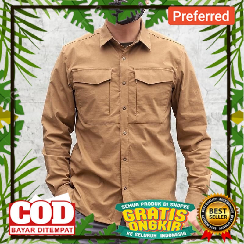 kemeja tactikal kemeja lapangan bahan dril// BAJU PDH / BAJU KANTOR MODEL BARU KEKINIAN