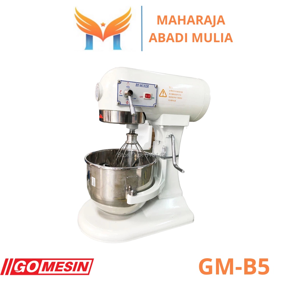 Planetary Mixer 5 Liter Gomesin Gm-B5 Mixer Roti 5 Liter