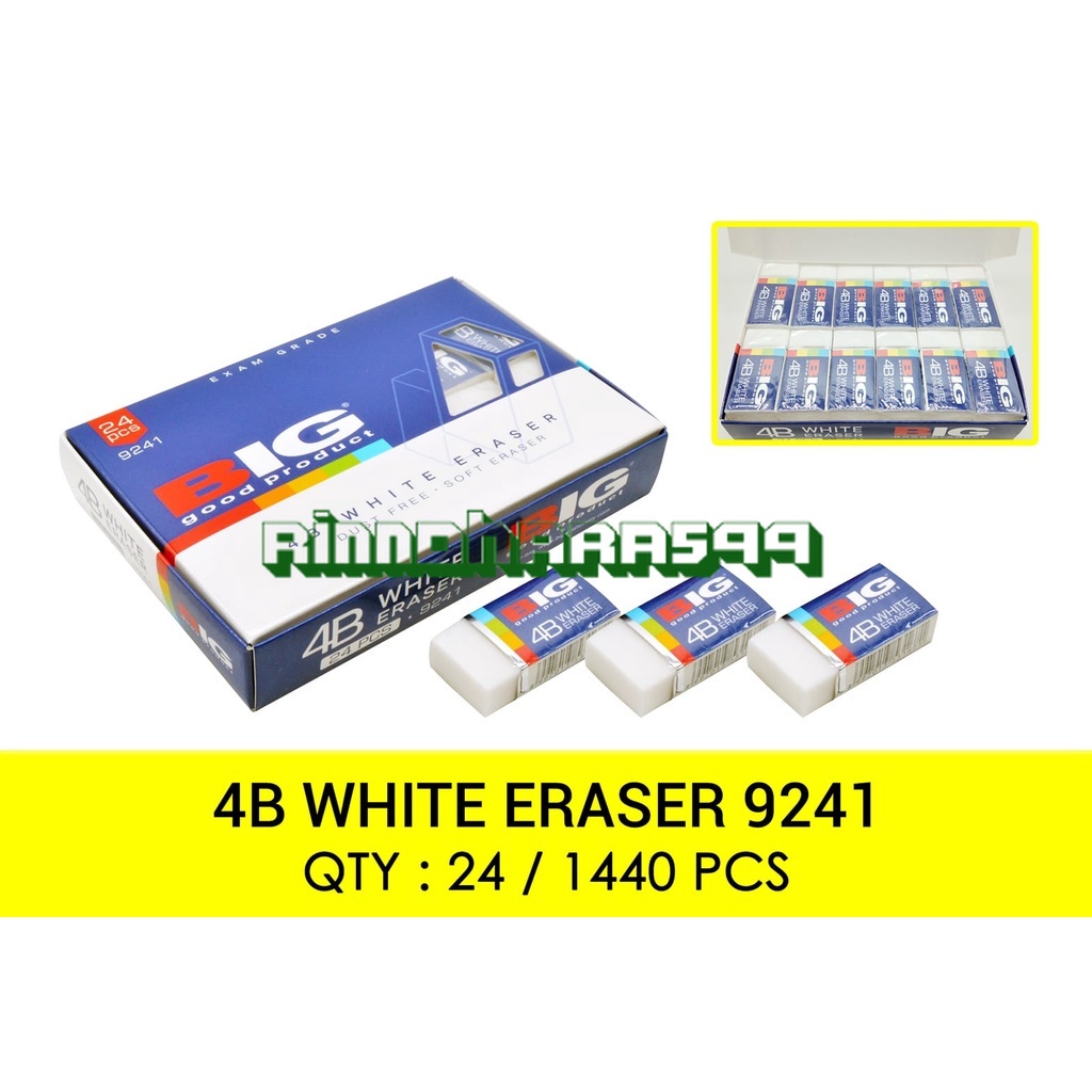 

STIP / PENGHAPUS B24 9241 PUTIH BIG / ERASER / WHITE ERASER