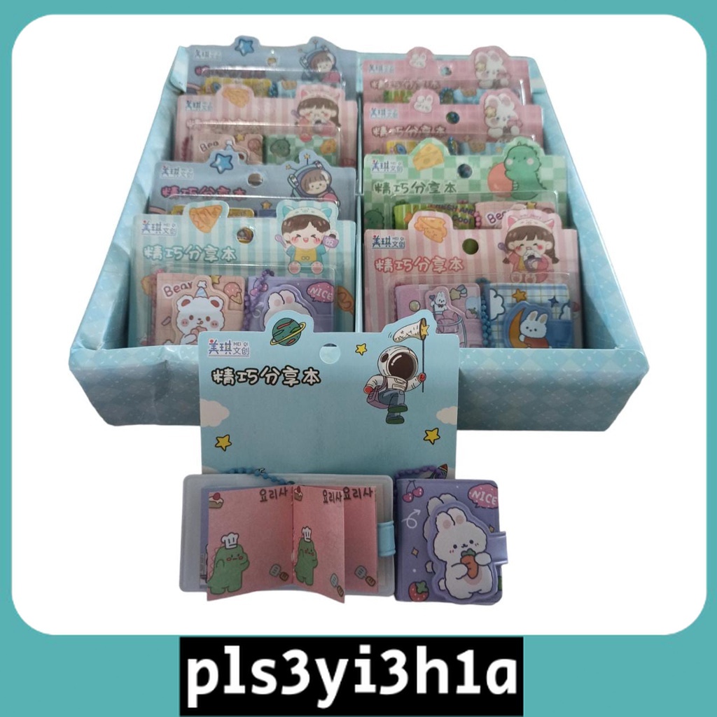 

MINI SHARING BOOK NOTEPAD POCKET BOOK CUTE CARTOON ISI 2PCS