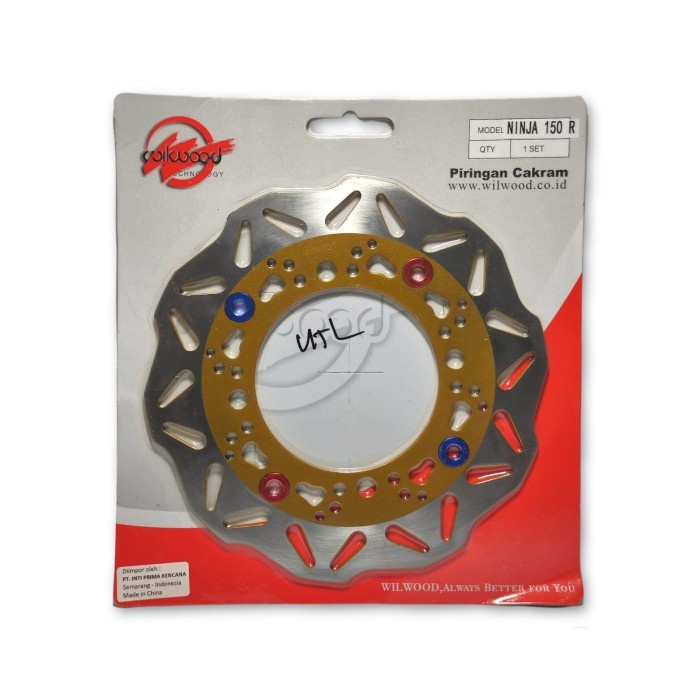 DISC PIRINGAN CAKRAM BELAKANG NINJA R / NINJA RR WILWOOD VARIASI