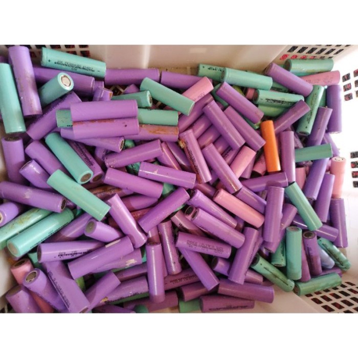 baterai 18650 bekas laptop