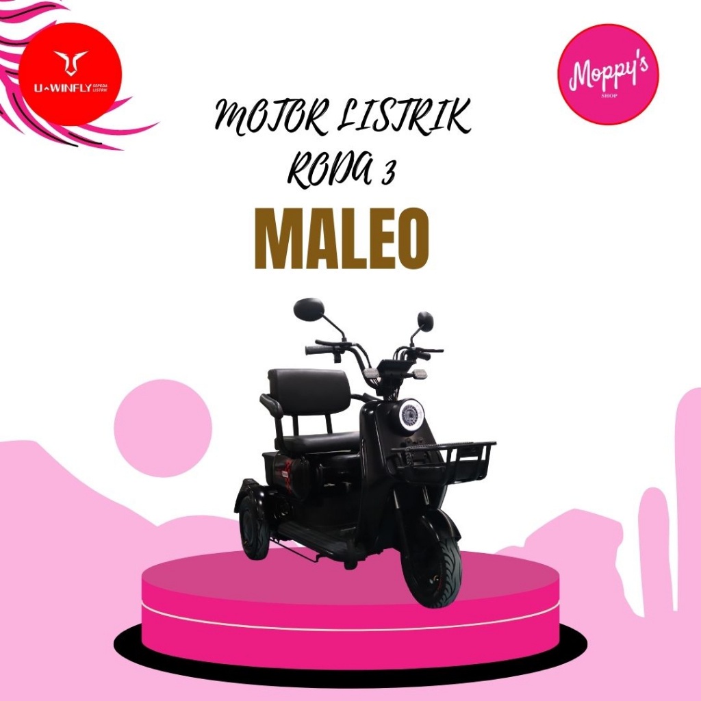 SEPEDA MOTOR LISTRIK RODA 3 MALEO UWINFLY INDONESIA New