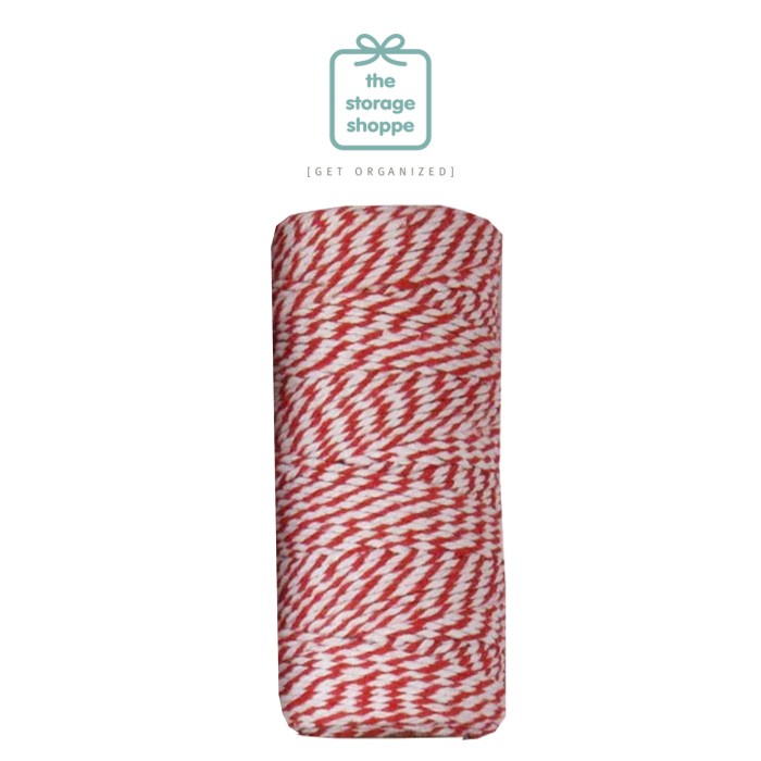 

Tali Kado Bakers Twine 100 meter 2 mm / Benang Ikat Katun - 3. Red