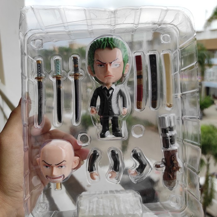 MURAH-  Action Figure Anime One Piece Roronoa Zoro New World Nendoroid 301- 1.2.23