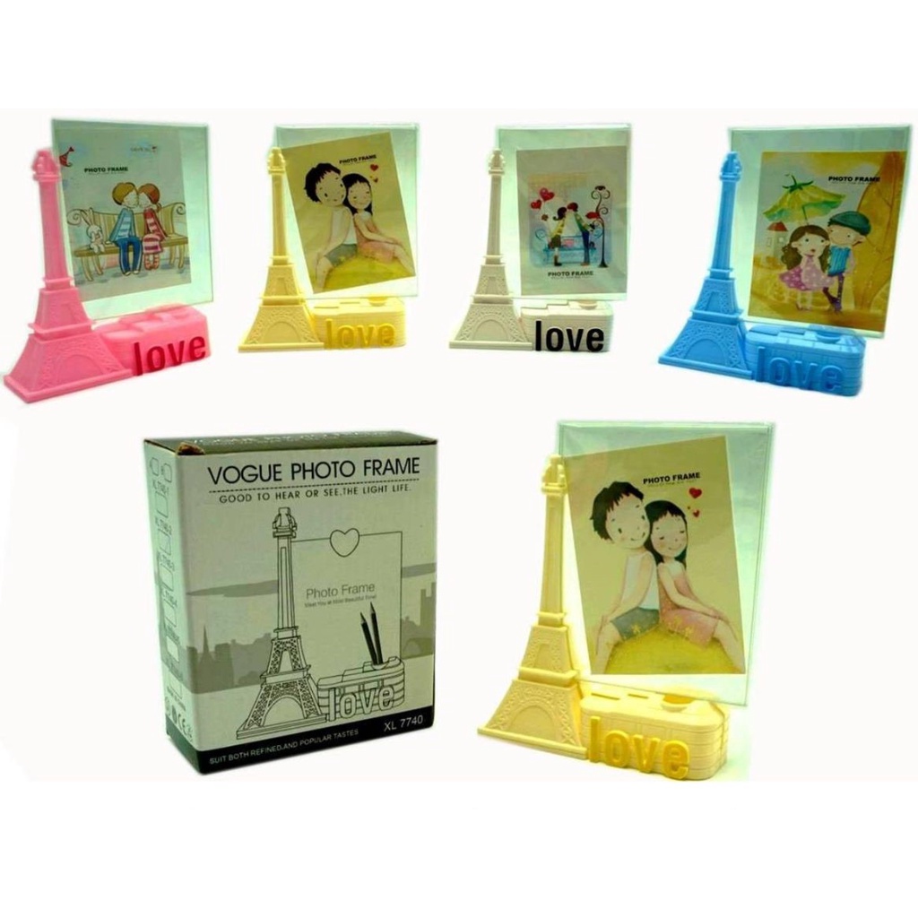 

Bingkai Foto Eiffel dan storage pen Pas Foto Frame lucu Kado