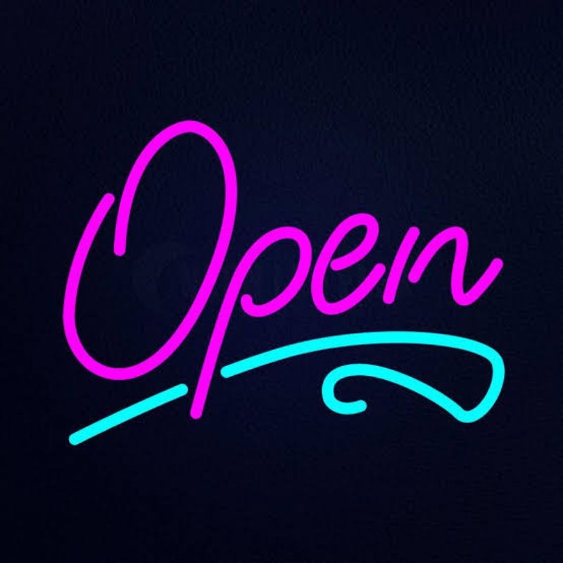 neon flex Open / neon flek custom