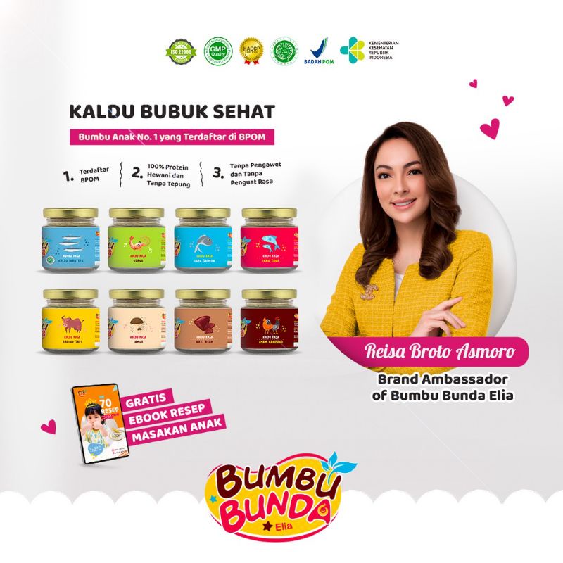 Bumbu Bunda Kaldu Bubuk Untuk Mpasi Bayi Non Msg Kaldu Anti GTM