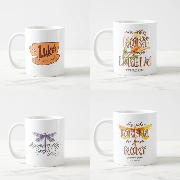 Mug Gelas | Hadiah | Motif Gilmore Girls