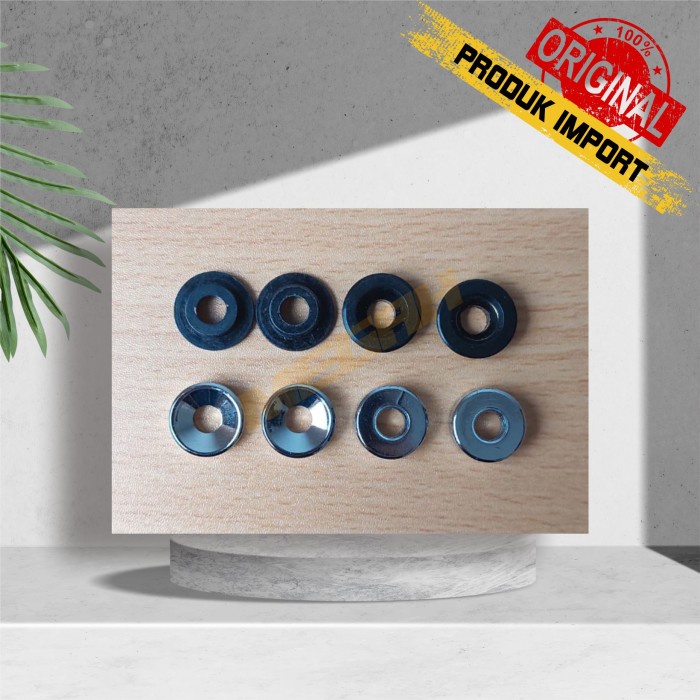 Bushing neck gitar - Hitam / Penyambung Stang Gitar Listrik Black