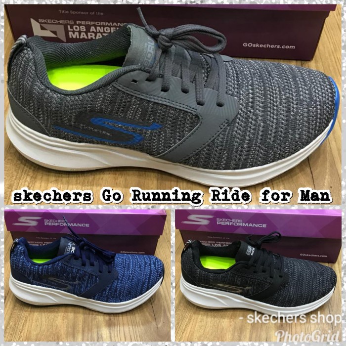 New Sepatu Pria Original Skechers Go Running Ride For Man