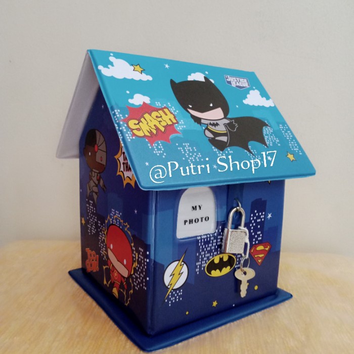 Celengan Gembok Rumah Besar - Celengan Rumah Besar Karakter. - Justice