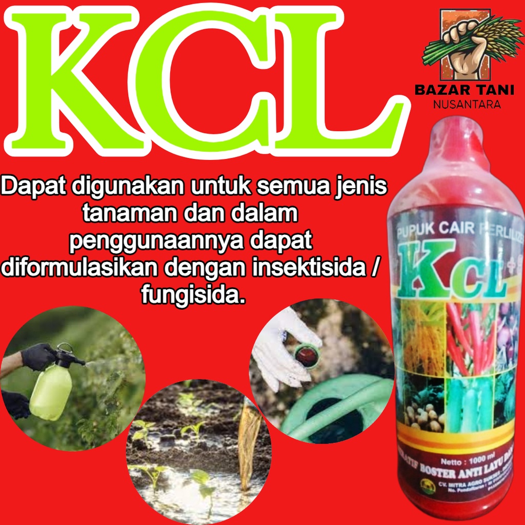Pupuk Cair Fertilizer BIO KCL + SILIKA 1000ml