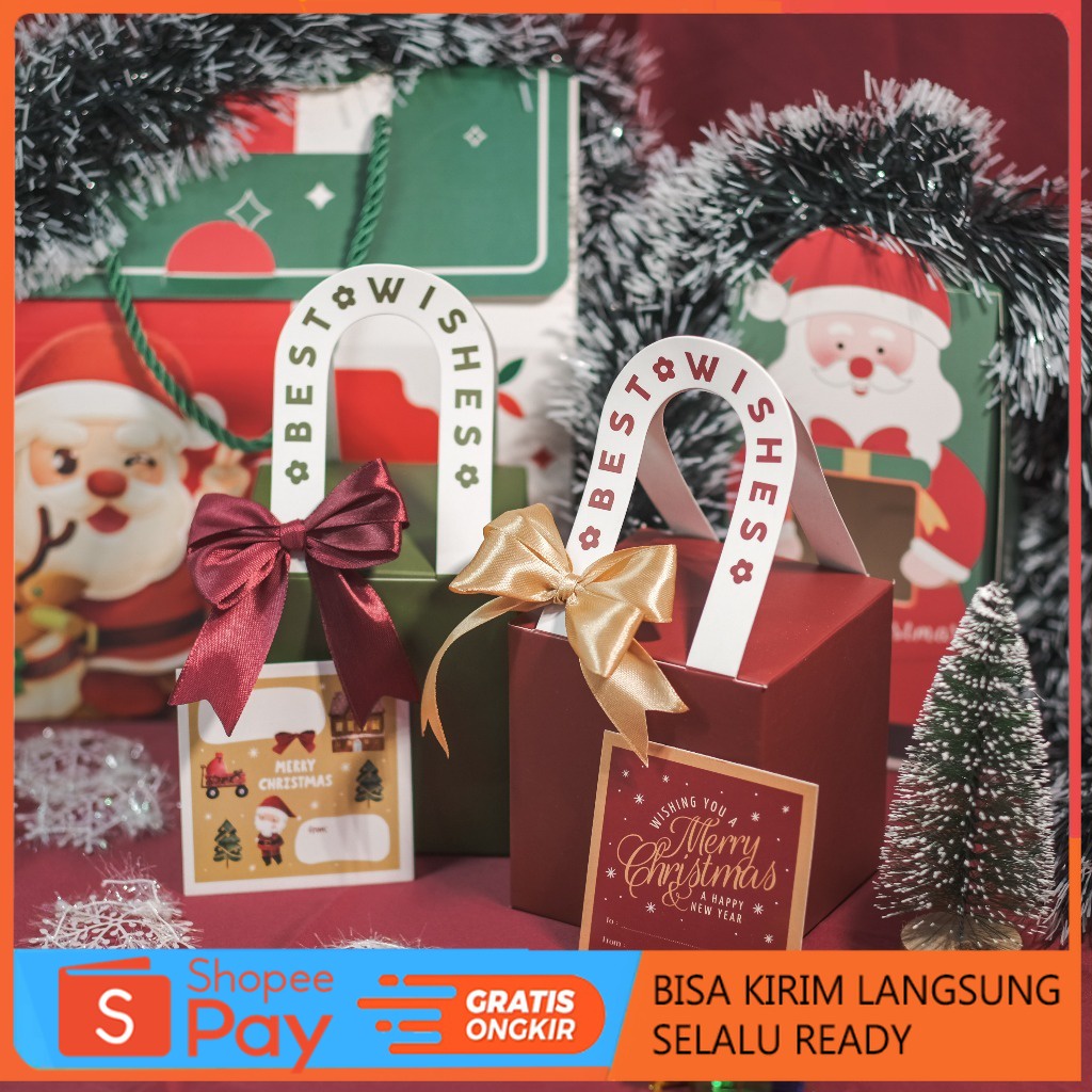 

Diskon Natal READY STOCK Promo 12.12 Hampers Natal Aneka Snack Box Fancy FREE CARD Hempers Kue Kering Gift Hamper Christmas Parcel Murah Estetik Promo 12.12