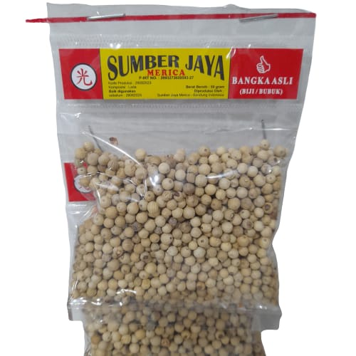 

MERICA BIJI PUTIH KHAS BANGKA 50 GR