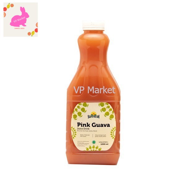 

SUNFRESH PREMIUM JUICE PINK GUAVA 1 LTR -(JUS JAMBU FRESH)