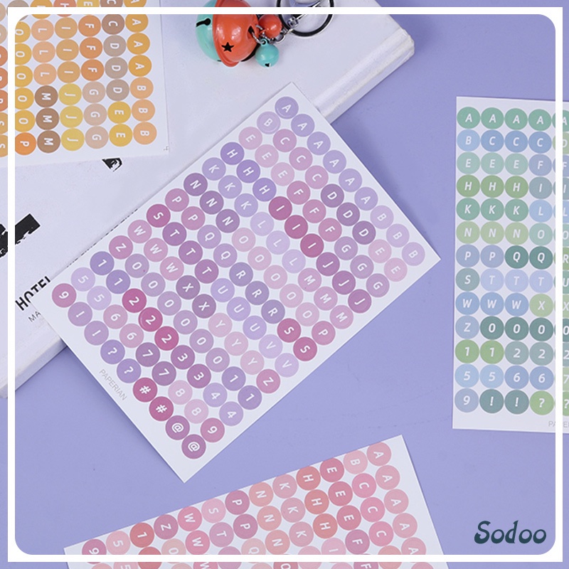 

Stiker Huruf Nomor Korea Ins Gaya Dekorasi Bahan Kertas Dinding Stiker Kartu Buku Besar Tangan