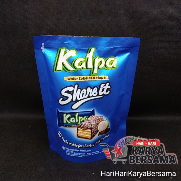 

KALPA WAFER COKELAT KELAPA SHARE IT POUCH 90GR