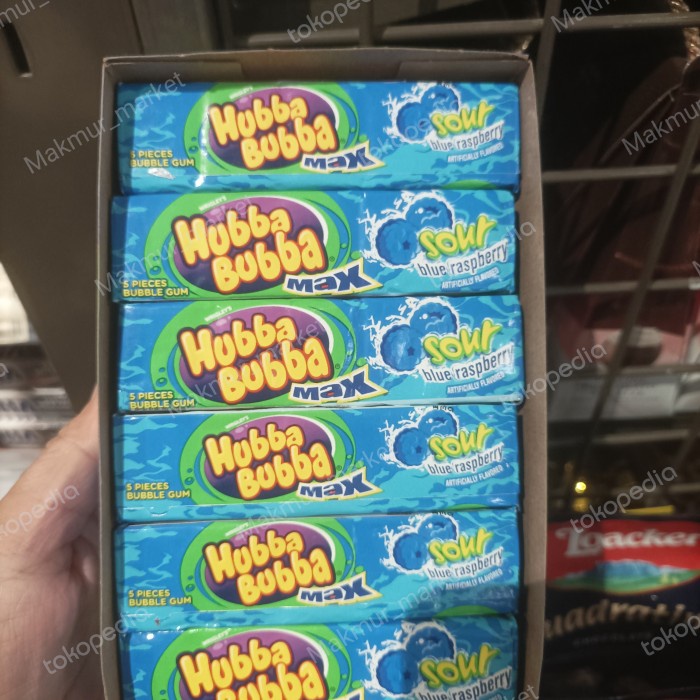 

hubba Bubba max sout bluerasbrrry 5's