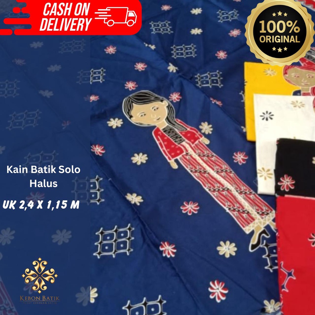 Kain Batik Katun Motif Kartun Batik Solo 231212001