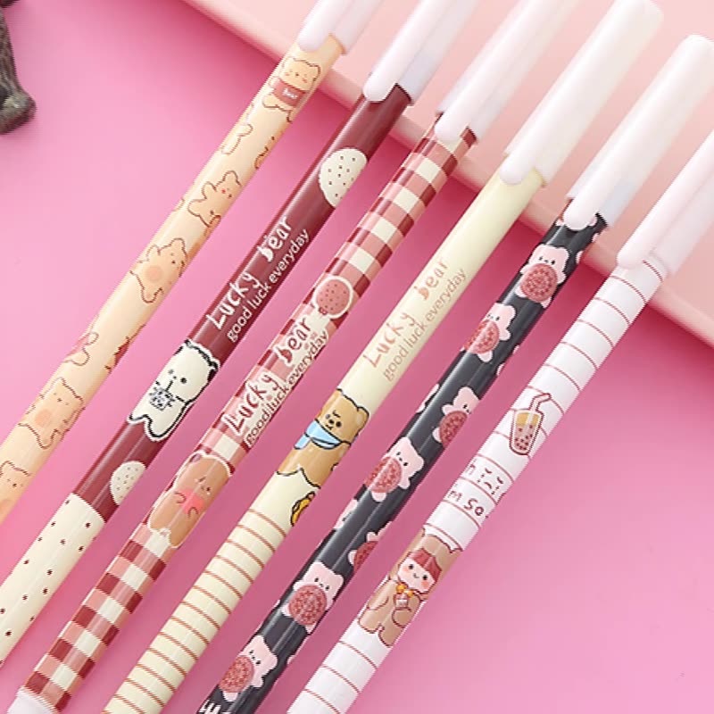 

Pulpen Gel Motif Cute Bear / Pena Beruang Lucu / Pulpen Korea Pelajar (VH)