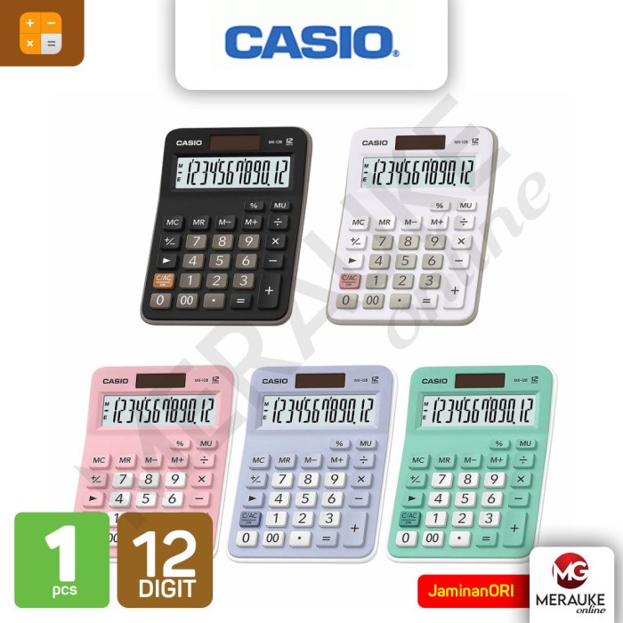 

Calculator CASIO MX-12B Colorful