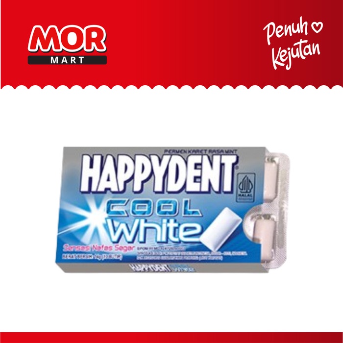 

HAPPYDENT Mint Cool white Blister 14g