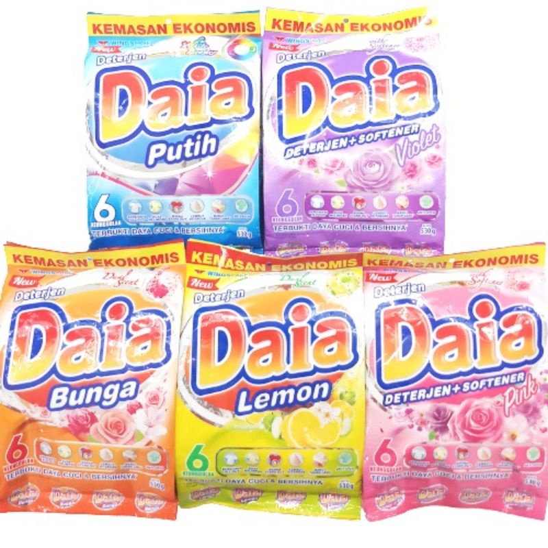 Detergent Daia 490gr/500gr kemasan 10.000 | nuchans mart
