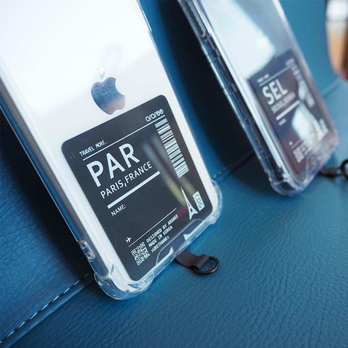 

ARAREE Tag Holder External Strap Hole Strap Holder - Clear Singapore