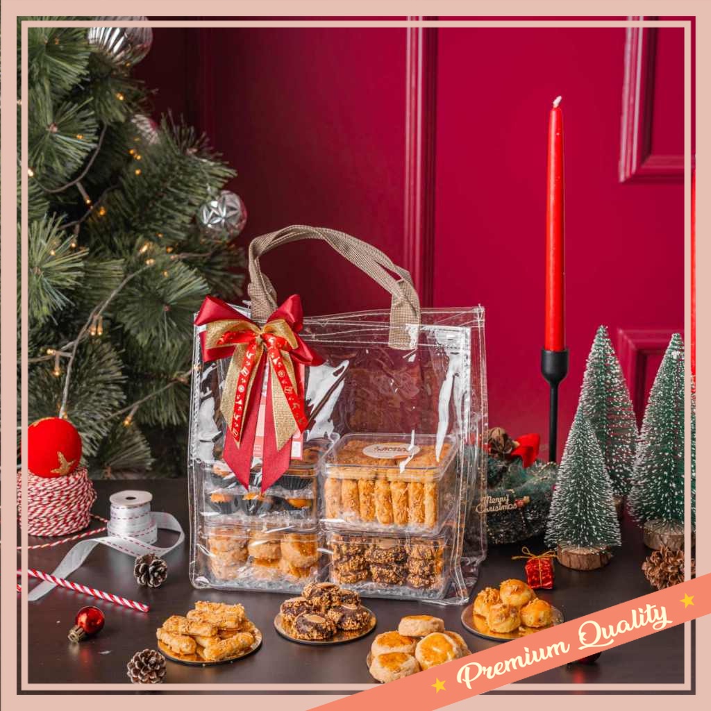 

Hampers Valentine Natal Merry Christmas Tahun Baru Murah Souvenir Gift Box / Hampers Christmas/ Parcel Natal/ Bingkisan Natal Kue Kering