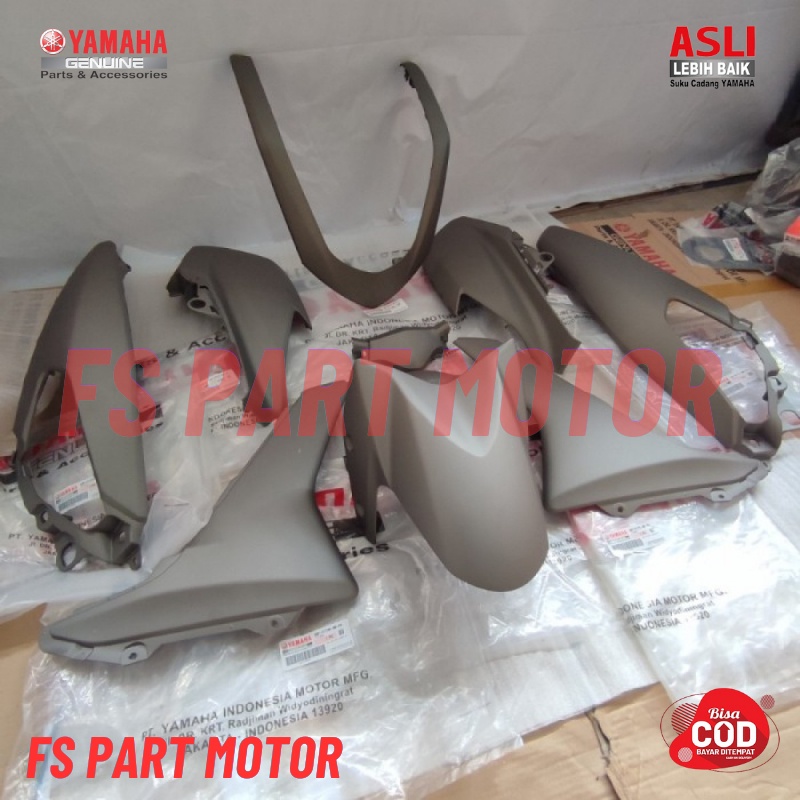 Cover full body halus set Nmax abu abu 2017-2018 original ygp