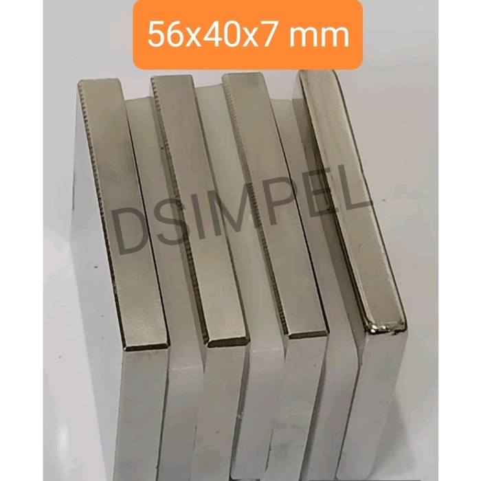 Magnet kotak Neodymium N52 56x40x7