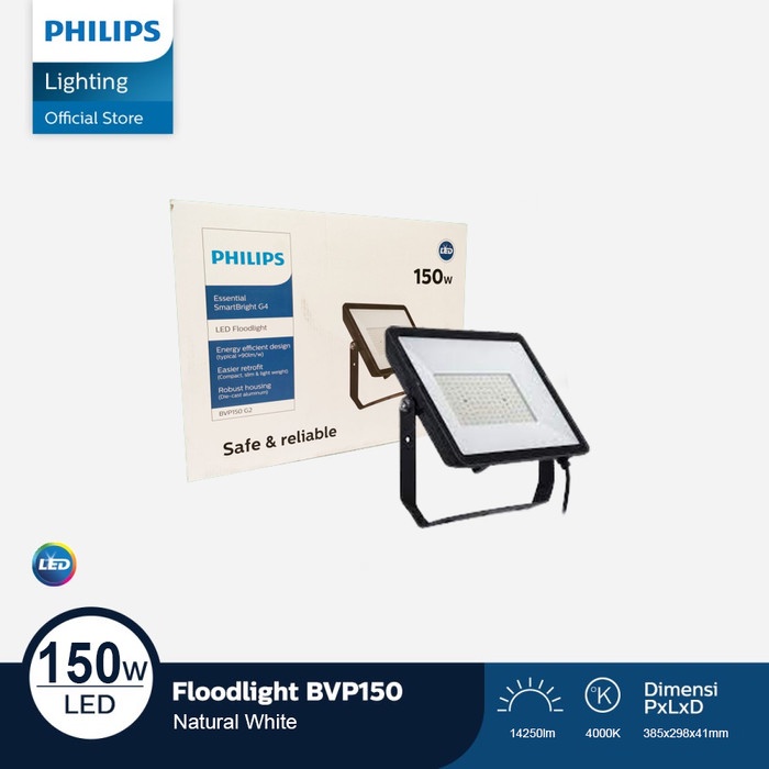 Lampu Sorot Philips BVP150 LED135/NW PSU 150W SWB G2 GM