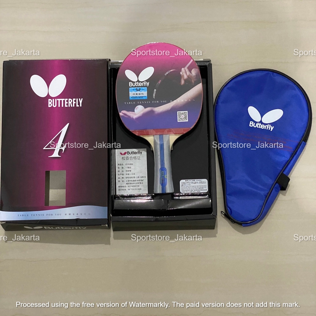 Bet Pingpong Bat Tenis Meja Bat Pingpong Butterfly TBC 402 ORIGINAL