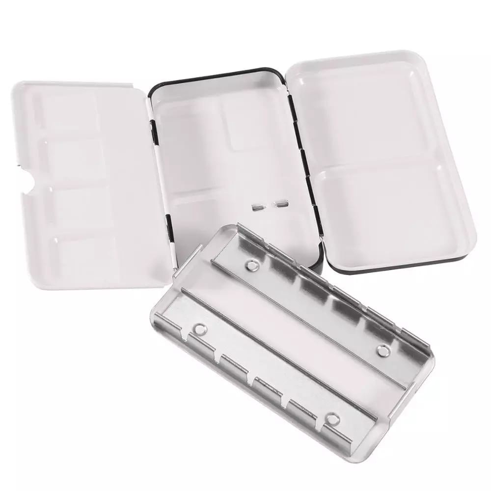 

art kreation empty watercolor metal tin box for 12 half pan