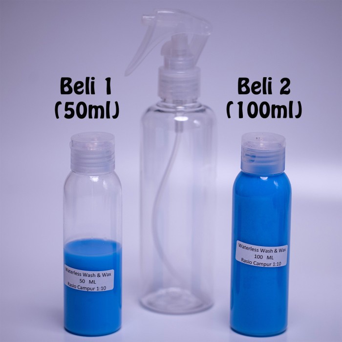 Waterless Wash and Wax / cuci mobil tanpa air mengandung Wax