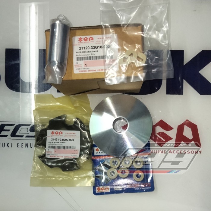 Rumah roller set Suzuki skywave, spin original sgp+roller