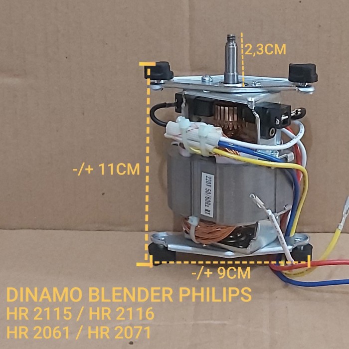 DINAMO BLENDER PHILIPS HR2115 HR2116 HR2061 HR2071 sparepart tool