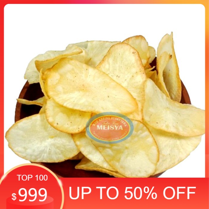 

Keripik Singkong Rasa Gurih original 4 kg - 1 KG DS