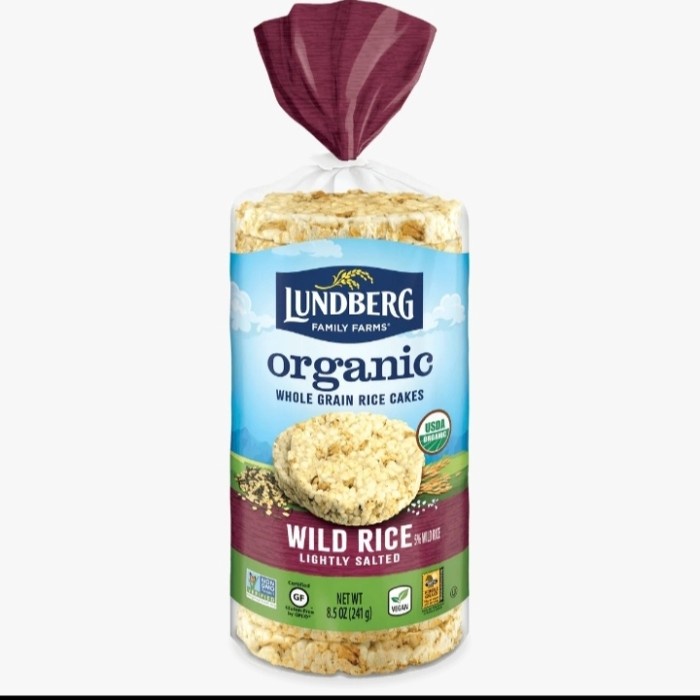 

Lunberg Organic organik rice cakes whole grain Wild Rice 273gr