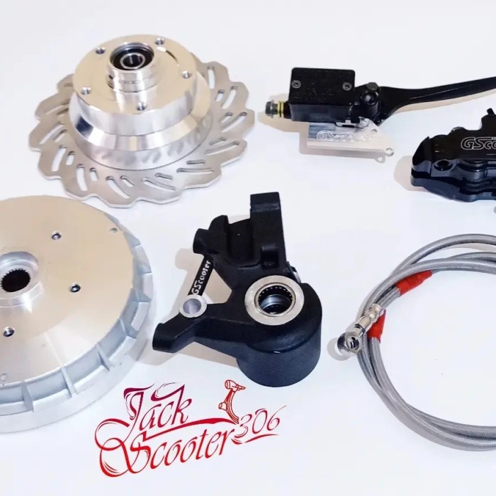 Gunnal cakram depan vespa exclusive excel spartan upgrade ring12 bkn temaca