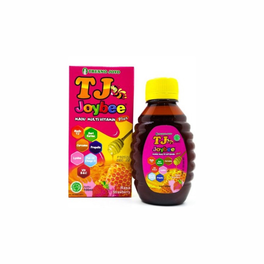 

TJ Joybee Strawberry 100ml - Madu Multivitamin Plus Untuk Anak AO