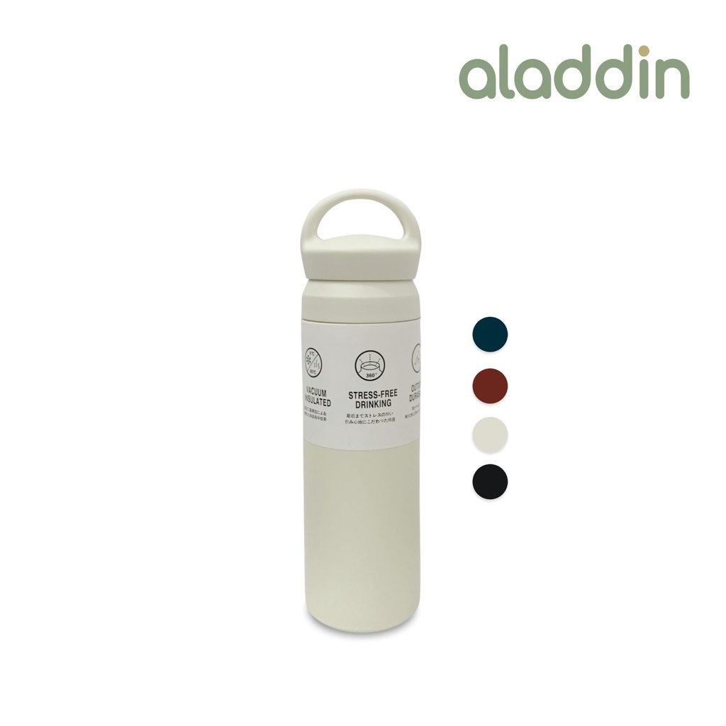 aladdin Botol Minum Thermos Aesthetic With Handle Stainless Steel Tahan Lama Dingin dan Panas, BPA F